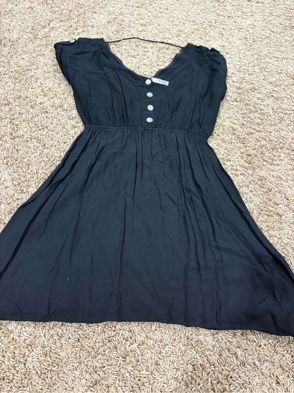 Joshua Black Cotton Dress Small